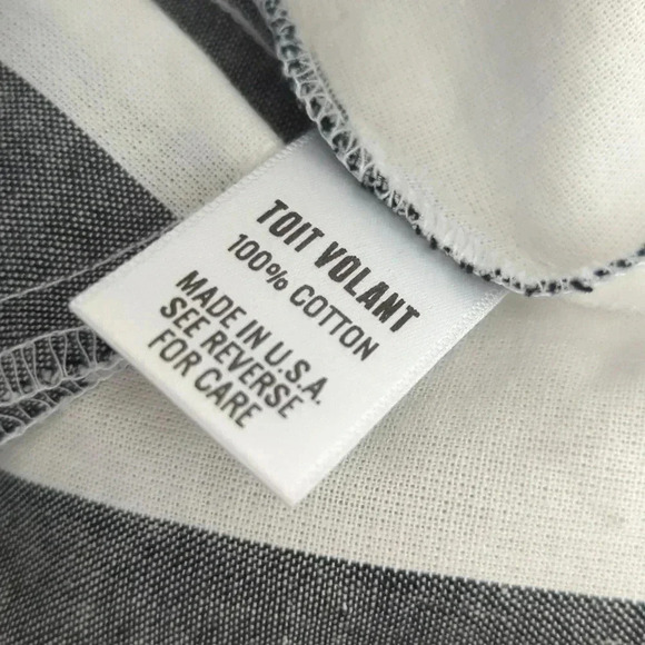 Toit Volant Stripe Shift Cotton Dress - Picture 7 of 7